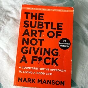 Book- The Subtle Art of Not Giving a F*ck